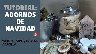 DIY Adornos navidad caseros y fáciles [upl. by Nady177]