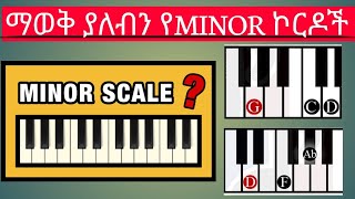 Ethiopian MINOR CHORD For Beginners  ቀላል የ C እና A Minor Chord በ አማረኛ [upl. by Checani]