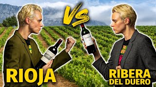 RIOJA vs RIBERA DEL DUERO Comparing amp Tasting Two Amazing Spanish Wine Regions [upl. by Ecenaj]