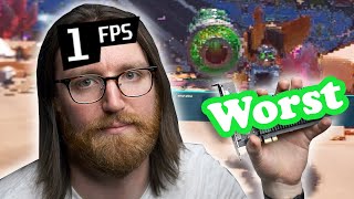 How To Game On The Worst Modern GPU [upl. by Bolling]