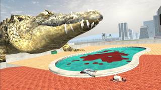 Franklin vs Giant Crocodile in Indian Bike Driving 3D [upl. by Ellehcer506]