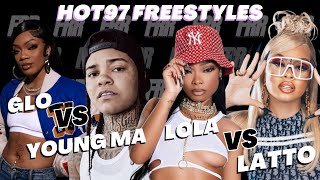 Freestyle Battle Latto vs Young MA vs GloRilla vs Scar Lip more [upl. by Richmound]