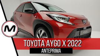 TOYOTA AYGO X 2022  La terza generazione diventa crossover [upl. by Weismann]