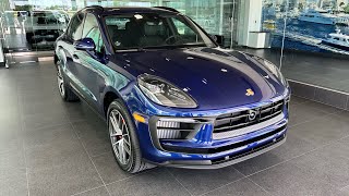 Taking Delivery of a 2024 Macan S in Gentian Blue Metallic  Porsche West Broward [upl. by Eidnac377]