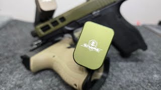 PSA Sabre glock pmag base plate 5 extension Install and review New offering from Palmetto [upl. by Etka]