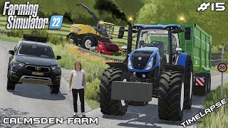 Harvesting GRASS SILAGE with MrsTheCamPeR  Calmsden Farm  Farming Simulator 22  Episode 15 [upl. by Pepi]