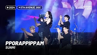 SUNMI 선미 — Pporappippam 보라빛 밤 Samsung Galaxy AI Festival BGC 2024 [upl. by Barna]