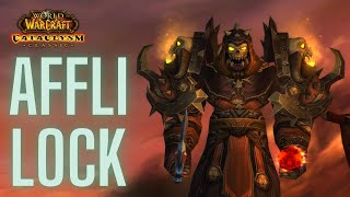 AFFLICTION WARLOCK PvP Gameplay  CATACLYSM CLASSIC [upl. by Aennaej372]