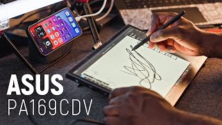 ASUS PA169CDV Display Tablet  A Pro Artists Review [upl. by Dulsea731]