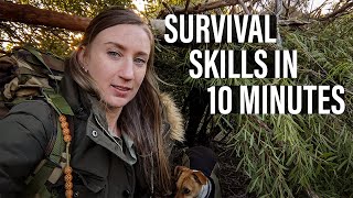 10 MINUTE SURVIVAL SKILLS IN AFRICA  How to survive in the bush in 10 minutes [upl. by Poole]