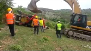 Backhoe Recovery EPIC FAIL [upl. by Lau]