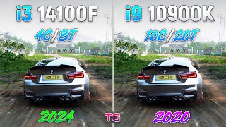 Core i3 14100F vs Core i9 10900K  4 Years Difference [upl. by Draw]