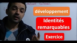 développer en utilisant les identités remarquablesexercice تمرين النشر باستعمال المتطابقات الهامة [upl. by Jallier370]