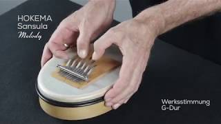 Tutorial HOKEMA Sansula Stimmung Melody G dur  HOKEMA [upl. by Kimber]