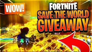 🔴LIVE🔴 STW GIVEAWAY STW FORTNITE [upl. by Naivaf]