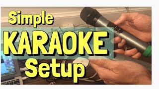 Karaoke Setup  for home  super easy 2022 [upl. by Cassaundra]