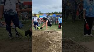 Long jump  Lompat jauh  U12 432m shorts trackandfield [upl. by Oicnerolf]