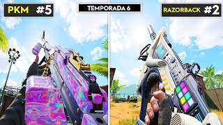 Las MEJORES ARMAS para RANKED de COD MOBILE  Temporada 6 [upl. by Nafri]