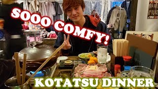 Kotatsu  THE MOST COMFY THING ON EARTH  Honkekanoyakagoshima  Tokyo Japan【TheFoodDude】 [upl. by Labannah]