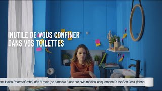 DulcoSoft constipation quotInutile de vous confiner dans vos toilettesquot Pub 30s [upl. by Nyltac]