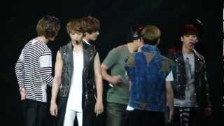 HD SHINee  SHERLOCK Rehearsal  SMTown 12 World Tour in Anaheim [upl. by Tavish]