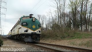 NJ Whippany Railway Maine Eastern FL9 Leads Easter Bunny Nostalgia Train [upl. by Johnny]