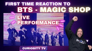 BTS 방탄소년단  Magic Shop Live Performance  First Time Reaction BTS 방탄소년단 BTSArmy [upl. by Amelia]