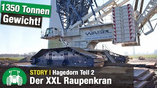 Liebherr LR11000 Raupenkran  Hagedorn Gruppe  Maaßen  Wasel  Kraftwerk Lünen amp Windkraft Teil 2 [upl. by Clarinda]