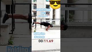 Working on planche Day1 level4 shorts yotubeshorts planche calisthenicsworkout strength [upl. by Nilyahs]