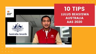 10 Tips Lulus Beasiswa Australia AAS Australia Awards Scholarship 2020 1 [upl. by Wager122]