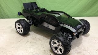 Traxxas 110 Rustler First Upgrades [upl. by Atilehs444]