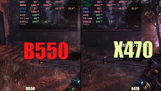 AMD B550 vs X470 Motherboard  Ryzen 5600x [upl. by Martinsen]