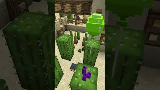 RIESCI A TROVARE LINTRUSO FRA I CACTUS DI MINECRAFT shorts [upl. by Bergen]