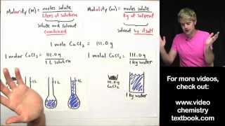 Whats the Difference Between Molarity and Molality [upl. by Venetia857]