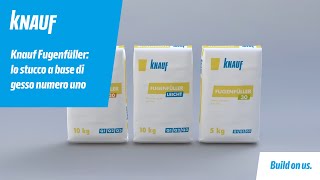 Knauf Fugenfüller lo stucco a base di gesso numero uno [upl. by Jovi]