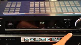 ONKYO 2010  2011 Network Receivers Firmware Update via USB [upl. by Shiverick]