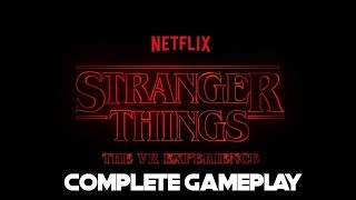 Netflix Stranger Things VR Experience  Complete Gameplay  No Commentary  PSVR [upl. by Saddler]