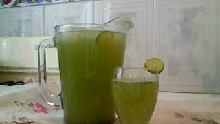 AGUA FRESCA DE LIMON CON HIERBABUENA MENTA [upl. by Iuqcaj520]