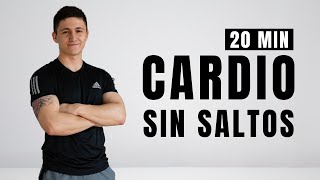 Cardio Sin Saltos en 20 minutos Entrena Sin Lesiones y Quema Grasa [upl. by Enoid]