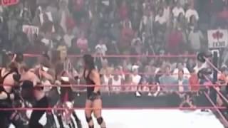 WWE RAW IS WAR Steve Austin returns Stone cold Returns and saves WWF team [upl. by Idona755]