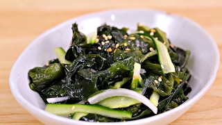 Miyeok Muchim Korean Seaweed Salad  Crazy Korean Cooking EXPRESS [upl. by Honna630]