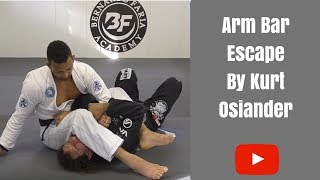 Arm Bar Escape by Kurt Osiander [upl. by Eittod]