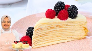 This simple CREPE CAKE is easier than you think [upl. by Argile]