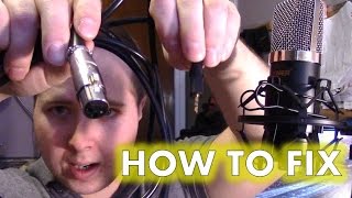 FIXING TROUBLESHOOTING PROBLEMS  Neewer® NW700 Professional Condenser Microphone Kit [upl. by Goldi84]