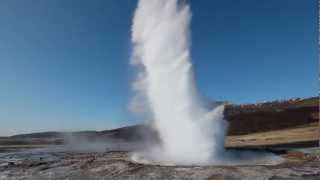 Geyser Strokkur on Iceland [upl. by Eznyl]