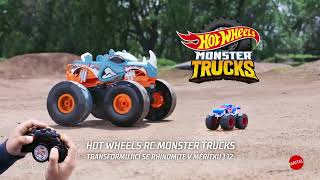 🦏 Hot Wheels RC MonsterTruck Transformující se Rhinomite jede Na dálkové ovládání  AD [upl. by Miru]