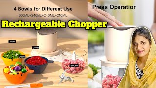 The Mini Electric Chopper You Didnt Know You Needed [upl. by Ahsieken]