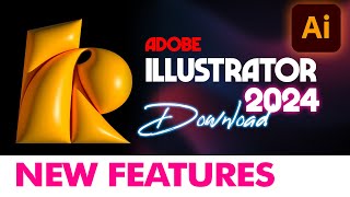 Adobe Illustrator 2024 New Features and How to Download  Whats New in AI 2024 [upl. by Kushner]