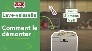 🔧 Comment démonter un lavevaisselle BoschSiemensNeff [upl. by Nylsej]