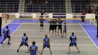 2023 MHSAA AAA Boys Volleyball Provincials Spike of the Nite [upl. by Calbert]